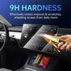 Tempered Glass Film For Tesla Model Y Juniper Accessories 2026 and Model 3 Highland Full Coverage Anti-Fingerprint