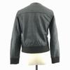 LAXMI / Genuine Leather Single Riders Jacket [38 / Women's M / Black] Pigskin / Full Zip / Hidden Placket(USED)
