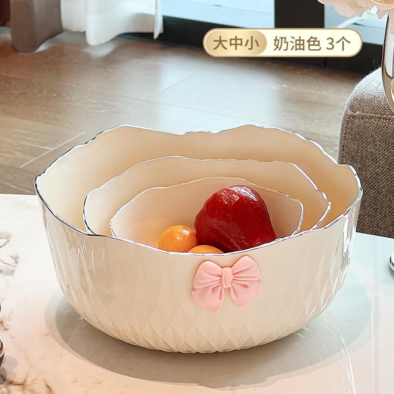 Obstteller Haushalt Wohnzimmer Couchtisch Trockenobst Snackteller Leichter Luxus High-End Süßigkeitenteller Obstschale