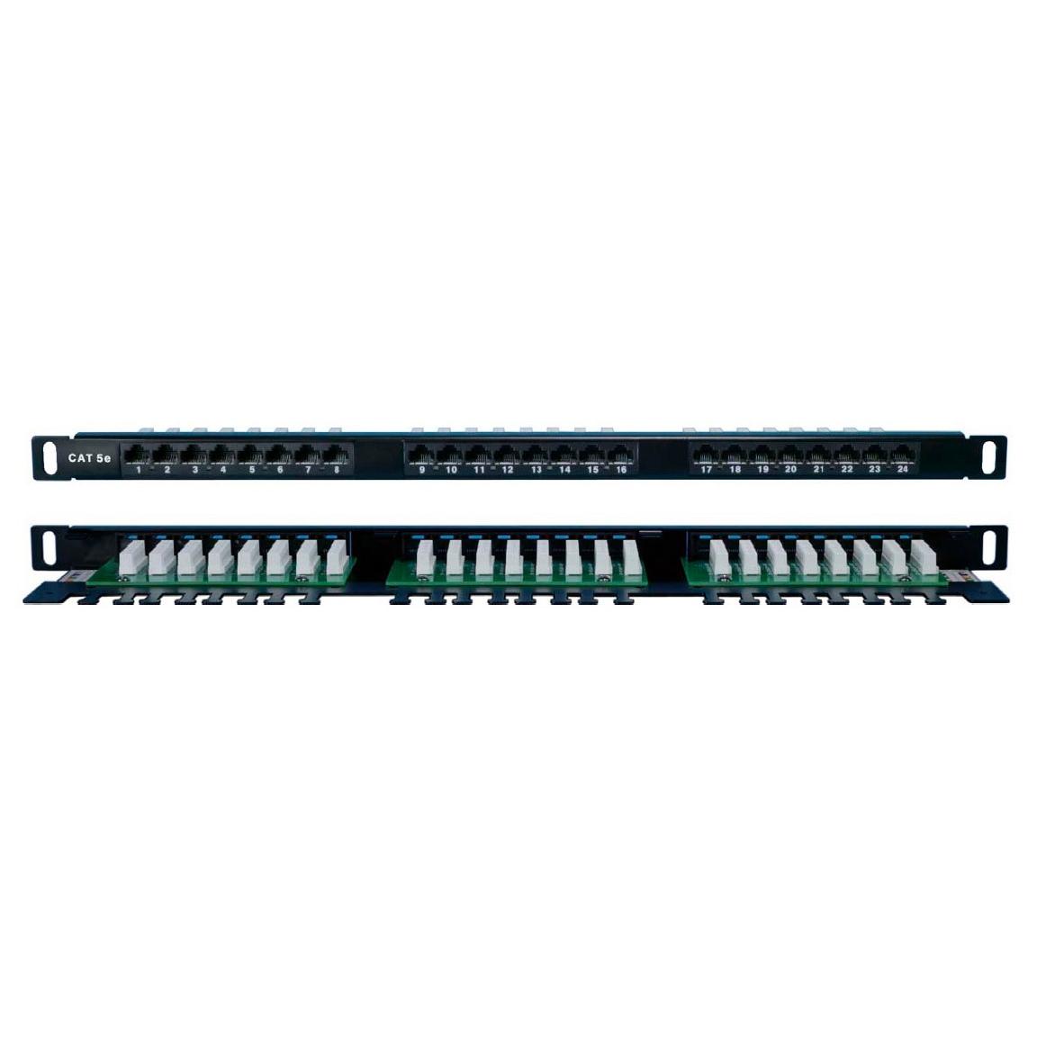 

Патч-панель Hyperline Pphd-19-24- 8p8c-c5e-110d 19 дюймов 0 5u 24xrj45 Cat 5e Utp