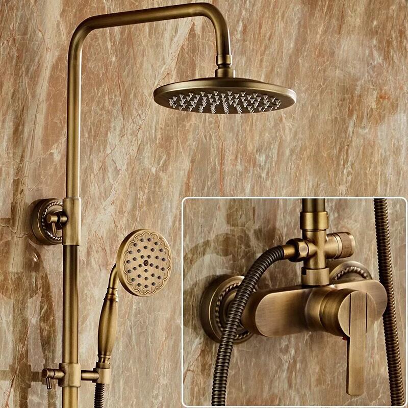 Антикварный латунный душевой комплект TLXT