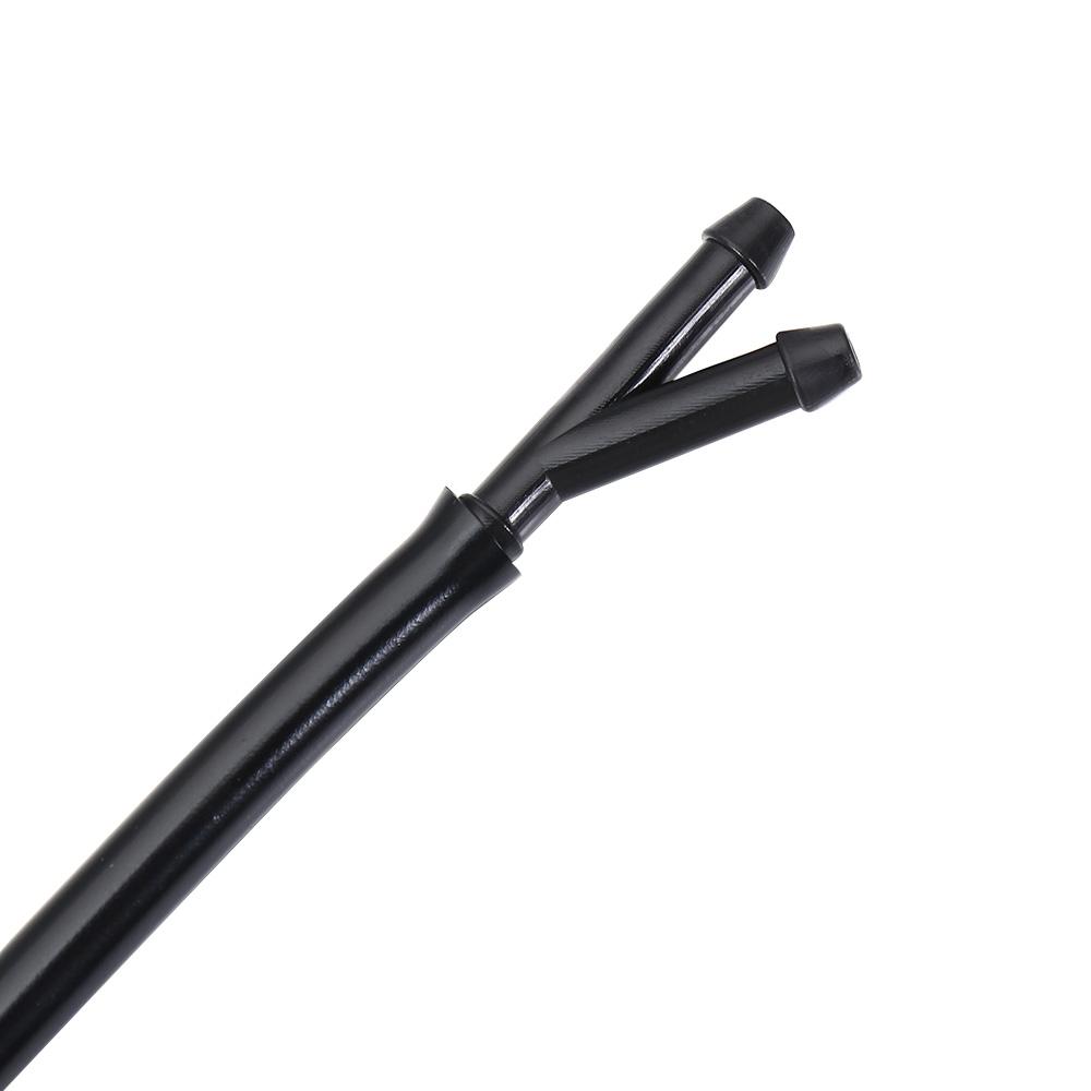 Parbriz auto nou cu conectori, țeavă de apă din cauciuc negru, tub de jet, ștergător de parbriz, furtun de spălare