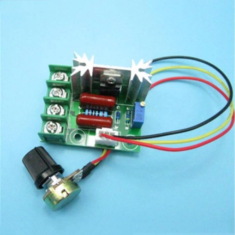 Ac 220V 2000W Scr Voltage Regulator Dimming Motor Speed Controller Thermostat Electronic Module