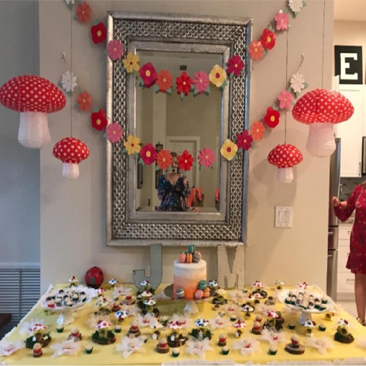 Papierlaternen Feenparty Wunderland-Thema Babyparty Geburtstagsdekoration