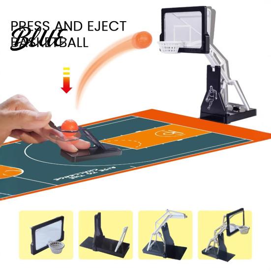 Kids Basketball Shoot Game Mini Launcher with 6 Balls  Interactive Board Desktop Games Game  Finger Launching Tabletop for Adults