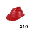 Military Soldier Figure Helmet Building Block Motorcycle Racing hat Cape cap Building Block Weapon Accessories Gift Toy Kid J052