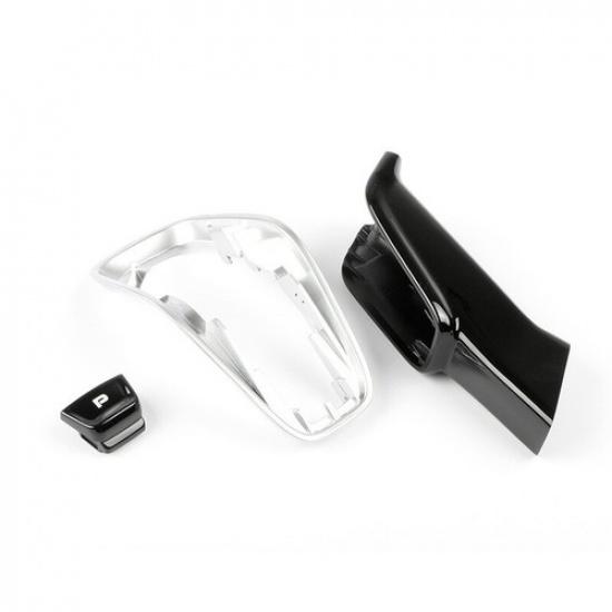 Black Gear Shift Knob Bottom Bracket P Button Part For Porsche Cayenne 2018-