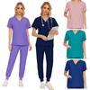 Women Wear Scrub Suits Hospital Doctor Working Uniform Medical Surgical Multicolor Unisex Uniform Nurse Accessories
