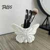 3D Printed Butterfly Pen Holder, Embossed Desk Organizer for Pencils Makeup Brushes, Large Capacity Storage Box for Home Office Decor