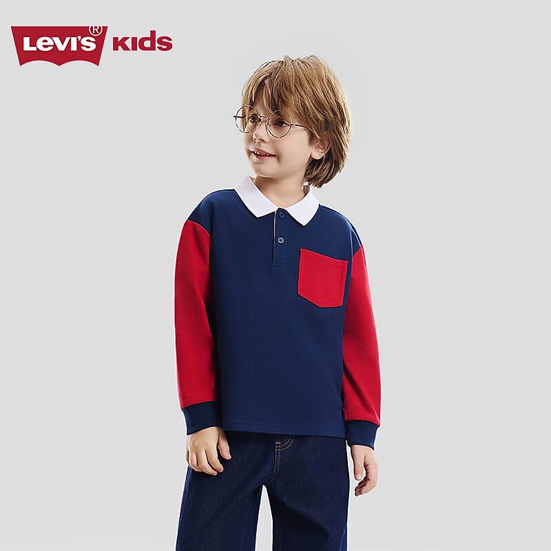 

Levi s Kids Long-Sleeve Polo T-Shirt L