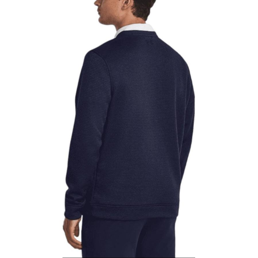 Under Armour Sweatshirts Men's Blue Crew Neck Moderate Regular 1373675-410