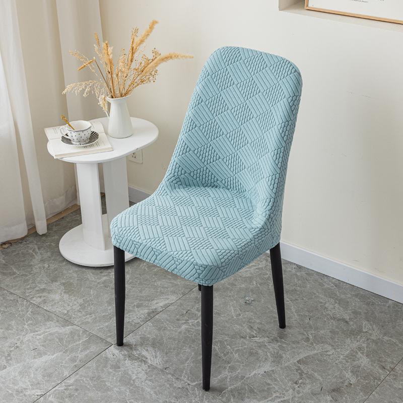 Neuer Vier-Jahreszeiten Elastischer Verdickter Großer Gebogener Stuhlbezug Sitz Esszimmerstuhlbezug Hockerbezug Halbkreisförmiger Stuhlbezug Staubdicht