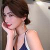 925 Silver Needle Exquisite Bow Light Luxury Pearl Earrings Simple High-end Earrings Temperament Long Tassel Earrings