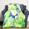 Snorlax Flannel Blanket, High quality Comfortable for All Seasons, Home Decor, Warmth and Comfort