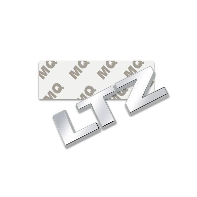 Car-Styling Metal LTZ Emblem Car Trunk Body Stickers For Chevrolet GMC Colorado Suburban Xtreme Silverado Cruze Lacetti Captiva