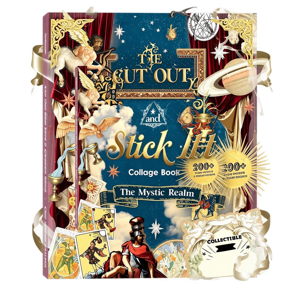 The Cut Out and Stick It Collage Book The Mystic Realm Over 200 Paper Cutouts and Collage Images for Creative Art Projects and Crafting Activities