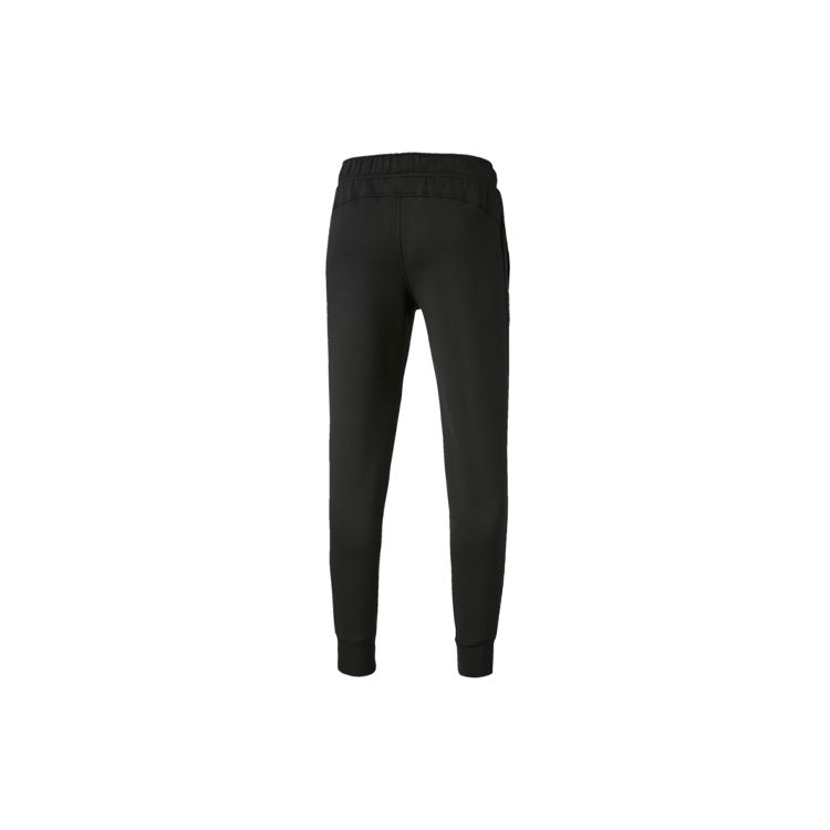 Puma Drawstring Slim Fit Jogger Pants Men Bottoms Black 580172-01