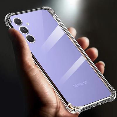Dla A 54 Pogrubione Poduszka Powietrzna Odporne Na Wstrząsy Przezroczyste Miękkie TPU Etui Na Telefon Dla Samsung Galaxy A54 A53 4g5g Przezroczyste Tylne Pokrowce A 52s