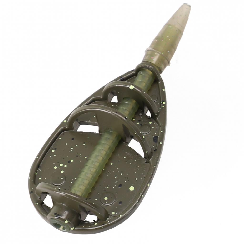 Outerdoor Riverside Fishing Feeder Zinc Alloy 7.6x3.2cm