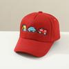 New Cartoon Car Excavator Embroidered Baseball Hats Casual Breathable Sunshade Hat Uv Protection Duck Tongue Hat Outdoor