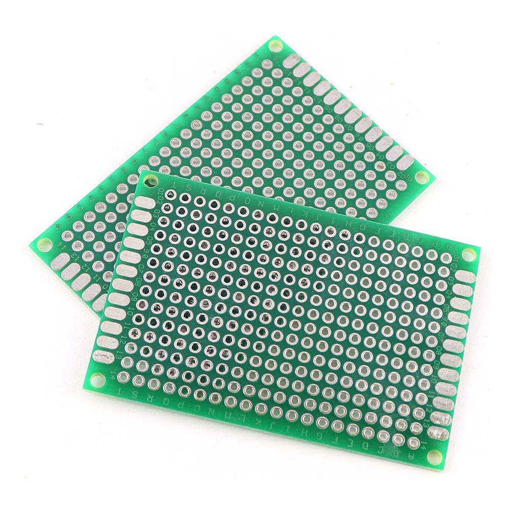 Double-Sided Universal PCB Prototype Board for Students and Soldering Projects