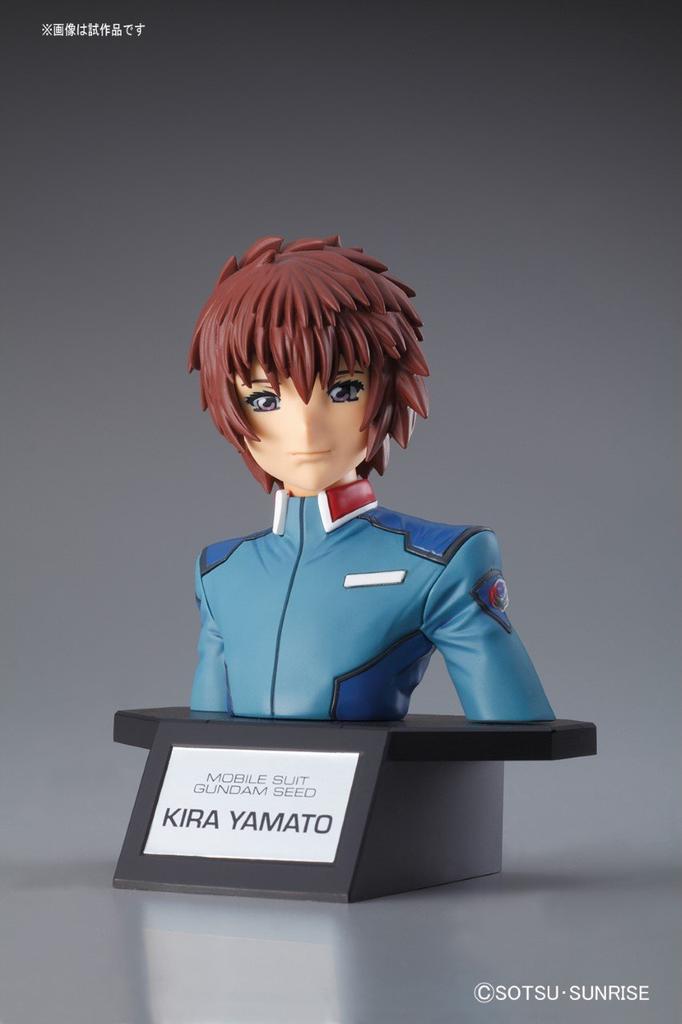 Bust Mobile Suit Gundam SEED Kira Yamato Plastic Model Figure-rise Color-coded