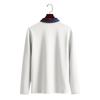 Men's Autumn American Style Long Sleeve Polo Shirt, Pique Mesh Casual Golf Simple Color Block Collared Polo for Men