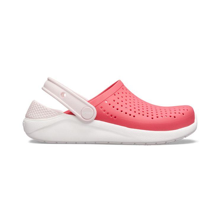 Crocs Literide Soft Comfortable Clogs Sports Sandals Kids Sandals Red 205964-6EW
