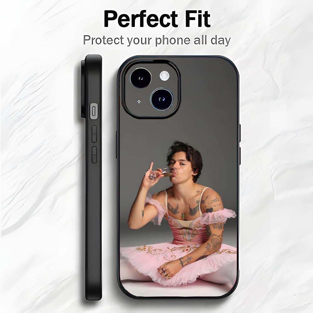 Cântăreț Pop Britanic H-Harry Styles Carcasă Telefon Carcasă Telefon Ambalaj Moale Ușoară Pentru iPhone17 16 15 14 13ProMax