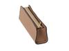 Leather Pencil Case In Genuine Simple Color Scheme [Leather Pad. JP] Shrink-wrapped [Made Japan] (Beige) Leather, & Stylish, Women's