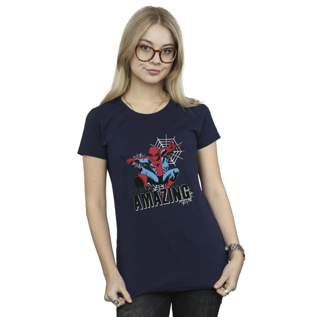 Marvel Womens/Ladies Spider-Man Amazing Cotton T-Shirt