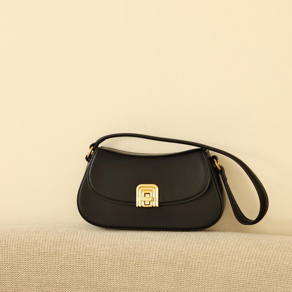 Niche Fashion Versatile Shoulder Armpit Bag Commuter Retro Saddle Bag Simple Messenger Bag