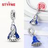 Brand New Copper Metal Authentic Original Our Lady The Virgin Charm Bead Component Bead Components Compatible With Bracelet High Quality Fine Jewelry