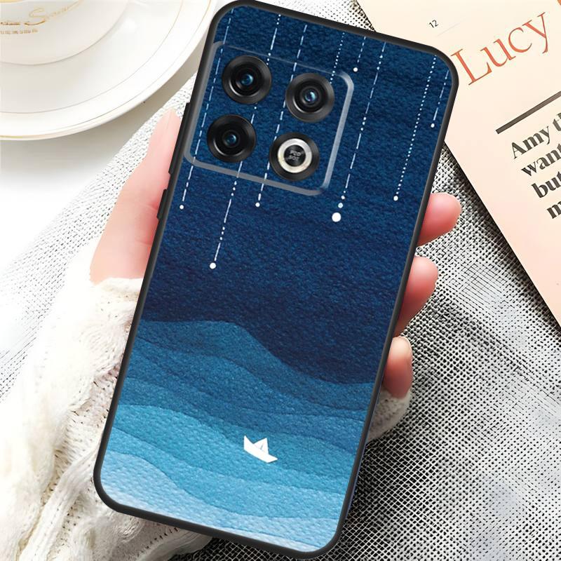 Ocean Waves Sailboat Cover For OnePlus 15 13 13R 13T 12 12R 10T 11 10 Pro OnePlus Nord 5 CE 4 3 Lite N20 N30 Case
