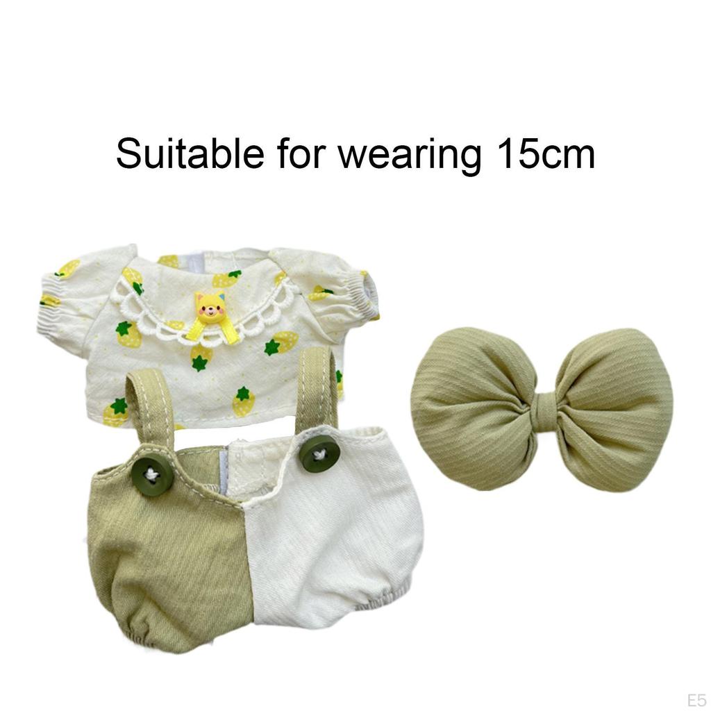 15cm Plush Doll Clothes Accessories Clothing Cartoon Girls Gift Cute