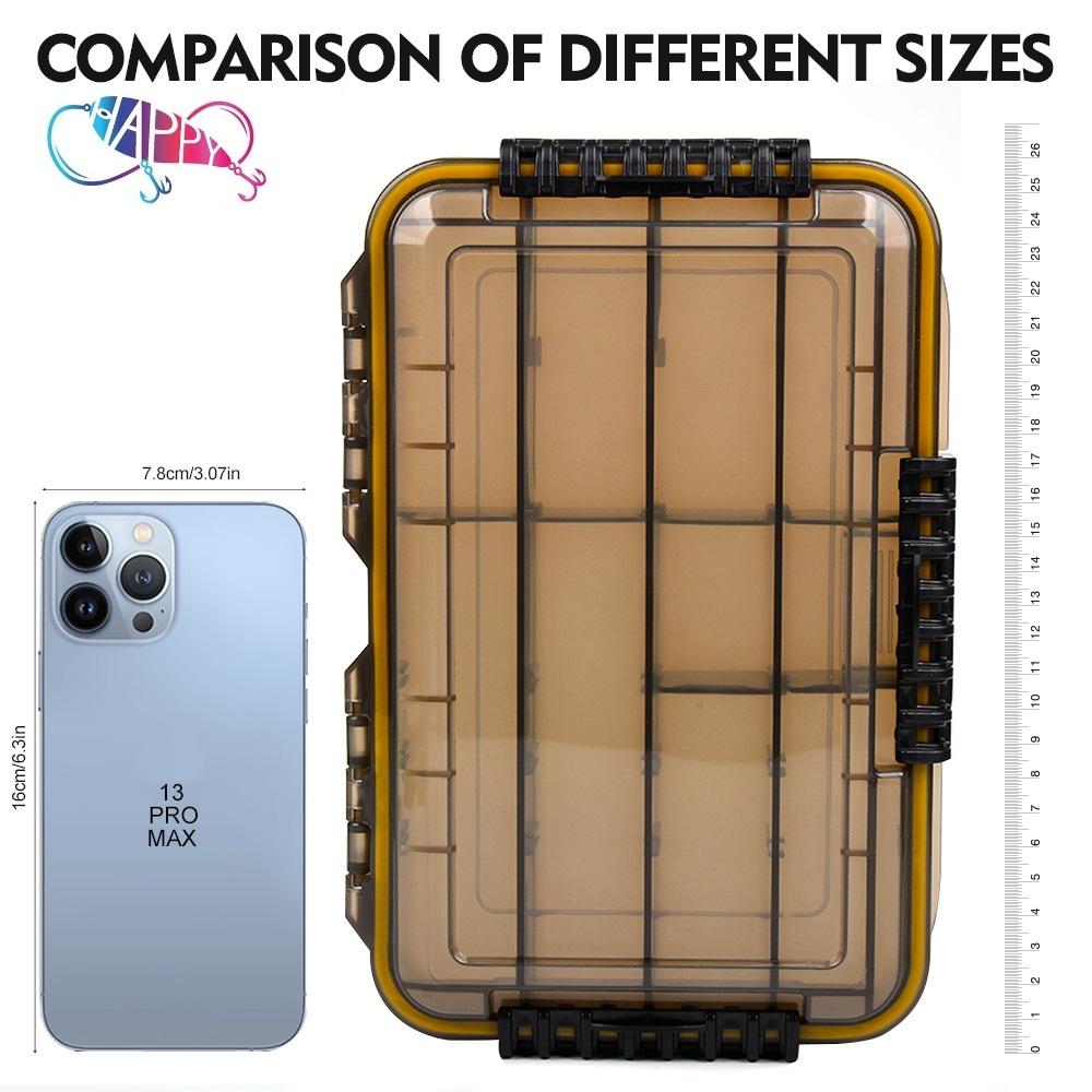 Waterproof Box Storage High Strength Fishing Box Many Compartments Bait Lure Hook Accessories Storage Fishing Tackle Box
