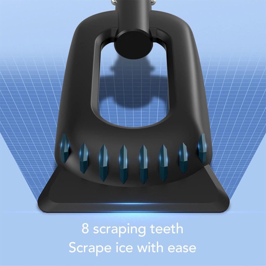 Car Snow Scraper, Aluminium Alloy Snow Brush With Detachable Ice Scraper Portable Winter Snow Remover For Cars & SUVs