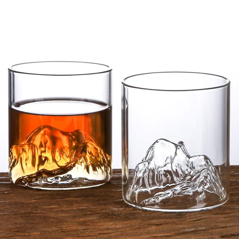 Mount Fuji Hidden Mountain Glass Teacup