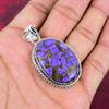 Copper Charoite Pendant Gemstone Jewelry, 925 Solid Sterling Silver Pendant, Handmade Gift For Wife Pendant Jewelry