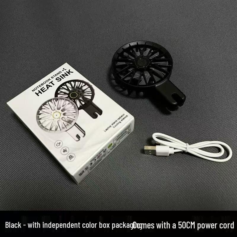 Aluminum Laptop Cooling Stand with Fan - Portable 18-inch Support for Gaming