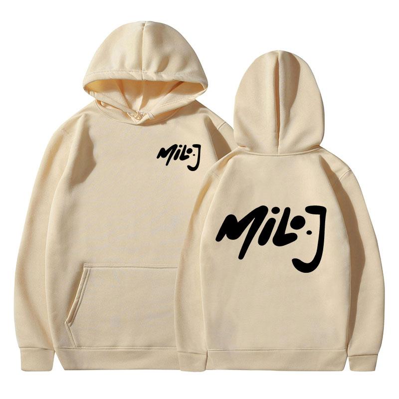 Rapper Milo J Logo Merch Hoodies Men Women Clothing Vintage Hip Hop Hooded Sweatshirt Casual Harajuku Oversized Pullovers Hoody