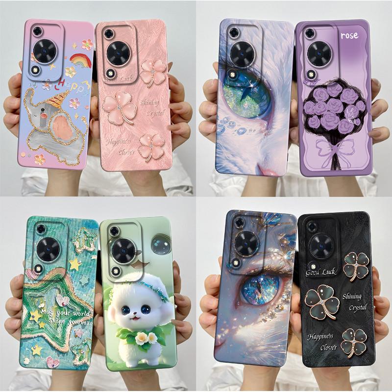 Phone Case For Huawei Nova Y72 Cases Fashion Butterfly Floral Cover For Huawei Nova Y72 NovaY72 Soft Silicone Shockproof Shell