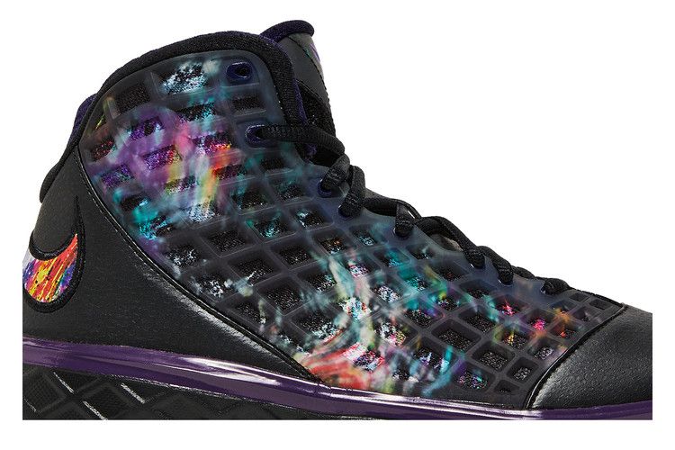 Kids' Sneakers Nike Kobe 3 Prelude Misery (GS) Black/Multi-Color-Imperial Purple-Kumquat