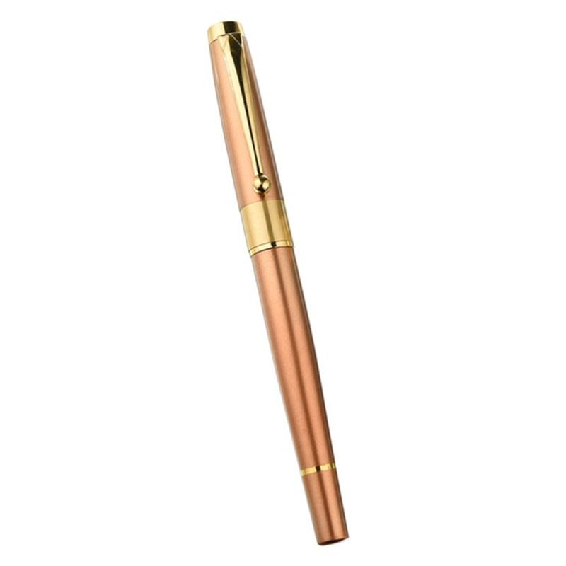 

Professional Aluminum Signature Pen Twist Action Metal Ballpoint Pen With 0.5mm Stainless Steel Tip For Daily Writing розового золота