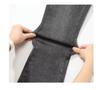 Smoke Gray Women's High-Waisted Micro-Flared Jeans - Spring & Autumn 2024 Slimming Petite Horseshoe Style