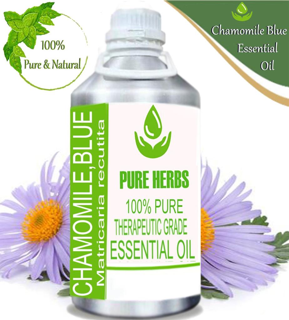 Pure Herbs Chamomile Blue 100% Pure Matricaria Recutita Essential Oil ZA 283