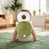 Baby Head Protector Backpack, Cute Animal Soft Cushion Prevents Babies Backward Fall, Breathable Stuffed Backpack Pad for Toddlers Head Protection