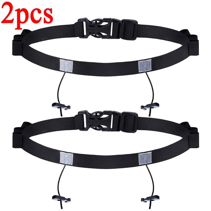 Marathon Number Plate Belt Adjustable Elastic Running Sports Belt Energy Running Belt Night Running Reflective Belt Sports Belt