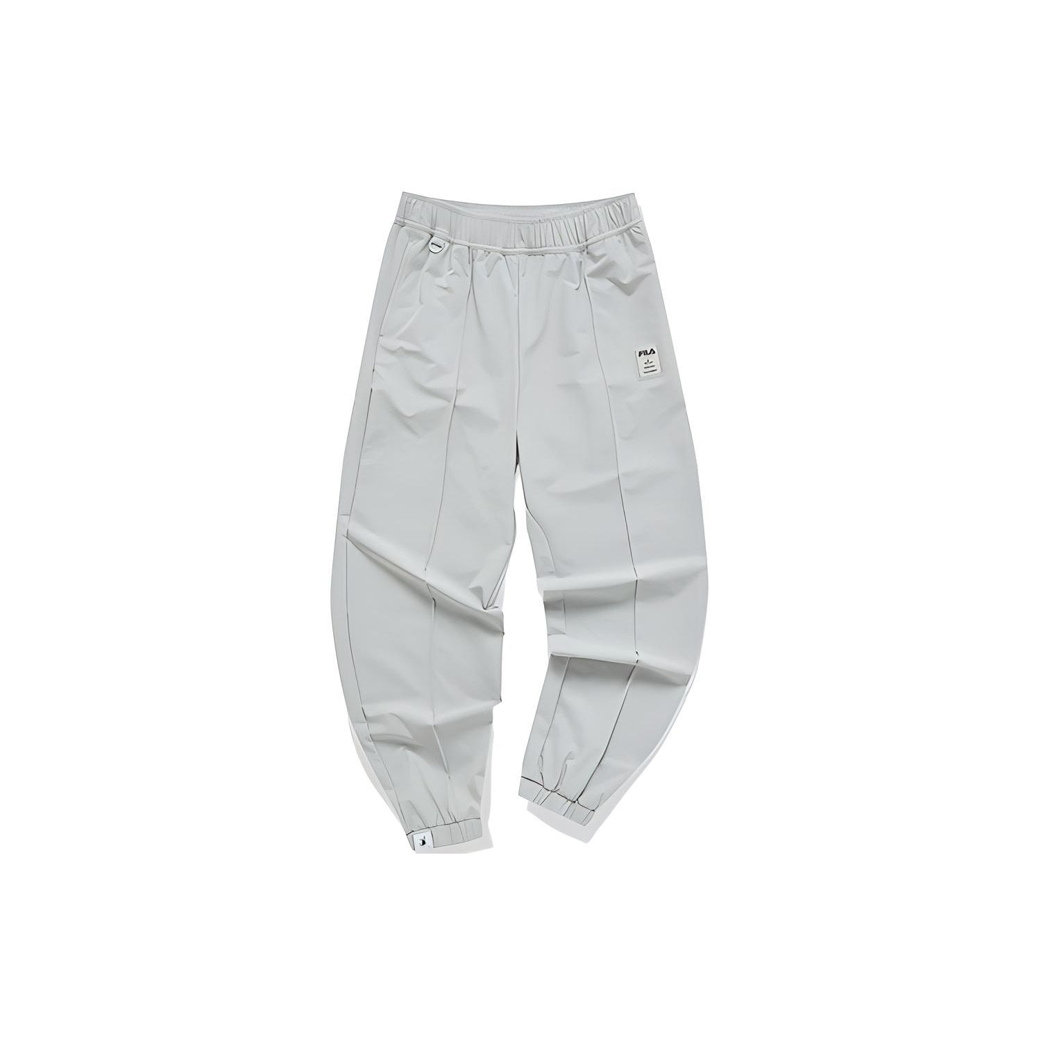 FILA X MIHARA YASUHIRO Совместная работа Тканый логотип Зауженные повседневные брюки Женские брюки Каменно-серый F11W143801F-GY XL