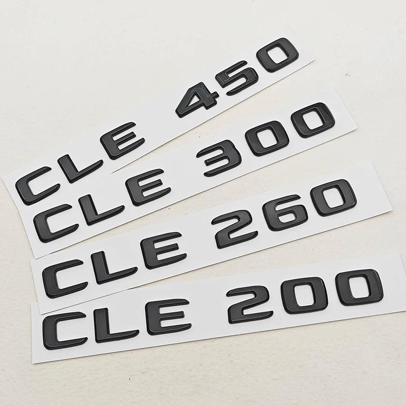 3D ABS Car Letters Logo CLE200 CLE260 CLE300 Badge Rear Trunk Emblem Decals For Mercedes Benz C238 A238 Car Sticker Accessories 4DS